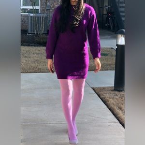 Asos Purple sweater dress